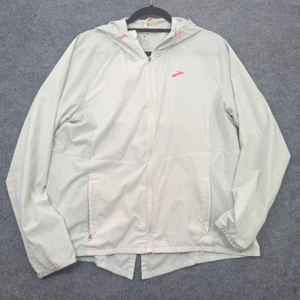 Brooks Canopy Jacket Women XL Running Windbreaker Gorpcore Trail Lightweight